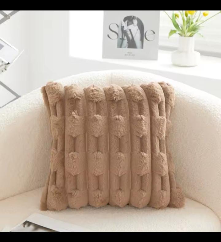 Soft Plush Fluffy Throw Pillow Covers - View 4