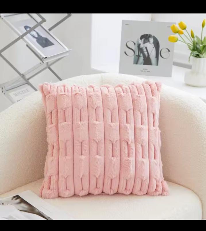 Soft Plush Fluffy Throw Pillow Covers - View 5