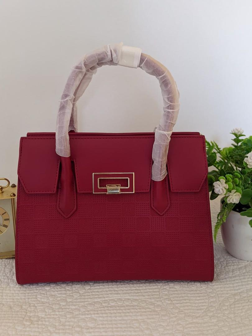 Elegant Scarf Handle Tote - View 2