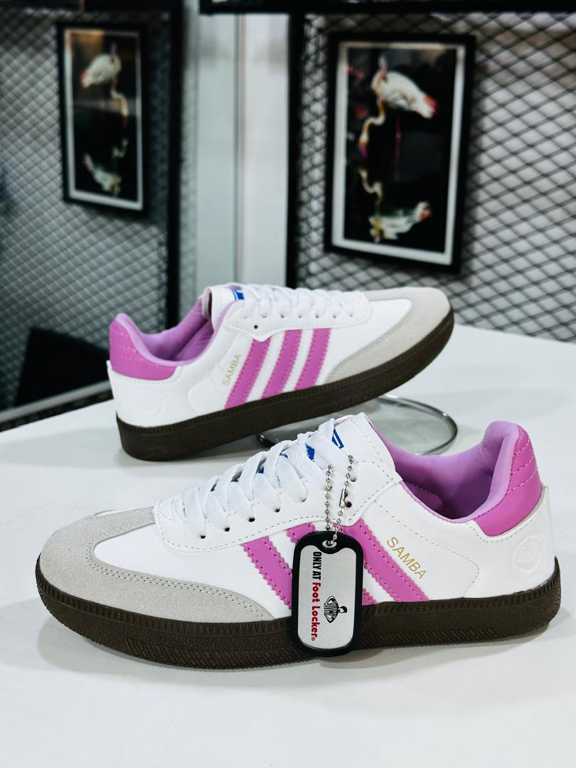 Adidas Samba White/Black Gum Sole