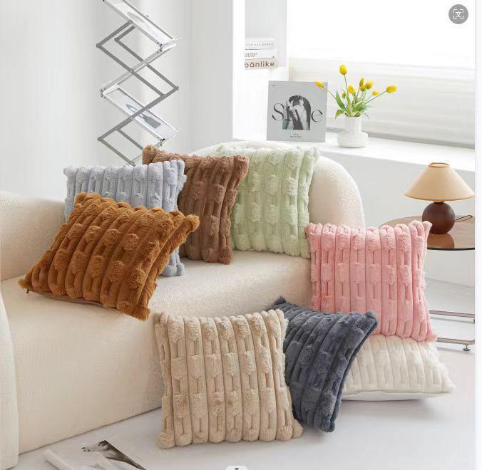 Soft Plush Fluffy Throw Pillow Covers